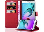 Cadorabo Custodia Per Samsung Galaxy J7 2016 Custodia Protettiva In Rosso Custodia Per Cellulare Cover Chiusura Magnetica