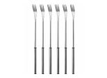 Nouvel 157.5 Forchette Per Fonduta Di Formaggio 'Chrome' In Acciaio Inox, Argento (Confezione Da 6)