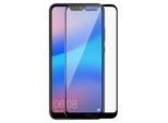 Avizar, Vetro Protettivo 9H Per Huawei P20 Lite Con Bordo Nero, Nero Trasparente