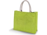 Borsa Da Spiaggia In Iuta Da Donna Kimood RW5614 (Taglia Unica) (Lime)