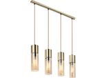 Globo Illuminazione Lampada A Sospensione Annika Lwh 80X9X156 Cm Arancione