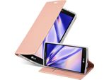Cadorabo Custodia Per Cellulare Per Lg G4 / G4 Plus Custodia Protettiva In Rosa Cover Etui Book Case Booklet