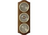 Tfa - Stazione Meteorologica Analogica In Legno Massiccio 20.1076 - Rovere Noce Rustico