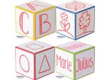 Eduplay 120594 Cubo Estinguente Con Spugna, 8 X 8 X 8 Cm, Multicolore, 5 Pezzi (1 Set)