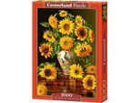 Castorland Puzzle Girasoli In Vaso 1000 Pezzi