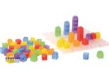 Eduplay 120573 Banchi Trasparenti, Plastica, Trasparente, 100 Pezzi (1 Set)