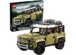 LEGO 42110 Technic Land Rover Defender, Modellauto, 4x4 Geländewagen für Kinder ab 11 Jahre und Erwachsene, Sammlerstück