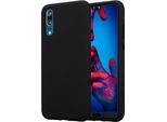 Custodia Cadorabo Per Huawei P20 Custodia Protettiva In Nero Custodia Ibrida Per Telefono Cellulare Tpu Silicone Cover