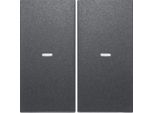 Berker 80960385 Bilanciere A 2 Vie Con Lente Trasparente Berker S.1/B.3/B.7 Antracite Opaco