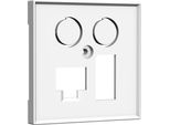 Piastra Centrale Homeway 55X55Mm Rws Tv+Lan/Tae 55X55