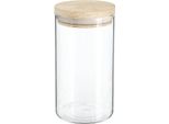 5 Cinque Semplicemente Intelligenti - Einmachglas Glas Holzdeckel "Hermet"" 1L"