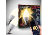 Lampadine Led Smart E14, Set Di 2, Dimmerabili Con Lo Smartphone, Luce Calda 2700K, Funzionano Con App Per Ios E Android, Amazon Alexa, Google Home, Lampadina Wi-Fi 5.5W 470Lm, Attacco Piccolo E14