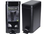 Cestino A Pedale Excellent Houseware Da 5 Litri Nero Opaco