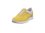 Waldlaeufer Scarpe Da Donna Stringate Sportive Suola In Gomma Giallo