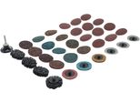 Bgs Set Di Dischi Abrasivi / Dischi Abrasivi Ø 50 Mm 35 Pezzi - 6649