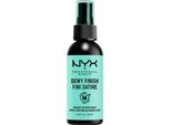 Nyx Professional Make Up Dewy Finish Fini Veloute Spray Fissante Viso 60 Ml