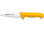 Coltello Da Macellaio Arcos Colore - Prof 292900 Acciaio Inox Nitrum E Mango Lama Ergonomica In Polipropilene Giallo E Lama Da 13 Cm, Vetrinetta