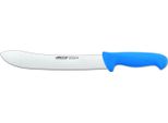 Coltello Da Macellaio Arcos Color - Prof 292723 In Acciaio Inox Nitrum E Mango Polipropilene Blu Ergonomico Con Lama Da 25 Cm, Vetrina