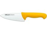 Coltello Da Cuoco Arcos Color - Prof 292000 In Acciaio Inox Nitrum E Polipropilene Giallo Mango Ergonomico E Lama Da 15 Cm, Vetrina