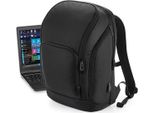 Quadra QD910 | Zaino Per Laptop Pro-Tech Charge, 33 X 48 X 22 Cm - Colore: Nero - Dimensioni: 33 X 48 X 22 Cm