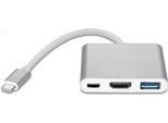 Inf Adattatore Multiporta Da USB-C A Usb, USB-C (Usb Pd), Compatibile Hdmi 4K