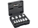 Set Di Chiavi A Bussola Vigor V7538/10 Manuale (Funzionamento Manuale)