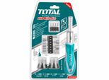 Cacciavite A Cricchetto Totale TACSD30246 Cacciavite A Cricchetto Con Punte, 24 Pezzi.