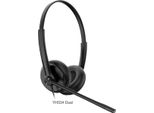 Yealink YHS34 Auricolare Cablato Head-Band Chiamate/Musica Nero