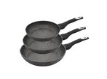 Klausberg Set Di Padelle In Granito 20/24/28 Cm 8818