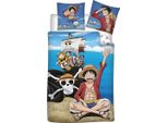 One Piece BettwäSche-Set 100% Baumwolle, Bettbezug 140 X 200 Cm Kissenbezug 65 X 75 Cm