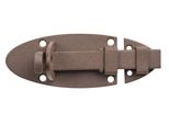 Alberts 300661 Catenaccio Duravis®, Con Maniglia Piatta, Rivestimento Duplex Marrone Ruggine, Piastra 90 X 44 Mm