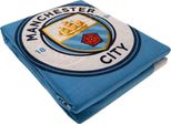 Set Di Biancheria Da Letto Reversibile "Pulse"" Del Manchester City Fc BS2437 (Letto Matrimoniale) (Blu/Bianco)"