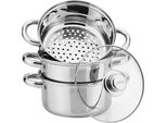 Kinghoff Pentola A Vapore 4 Pezzi 18Cm 7930