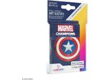 Maniche Marvel Champions Art Capitan Marvel 50+1 Formato Standard