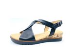 Sandali Con Zeppa In Pelle Liscia Bianca