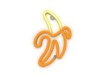 Insegna Led De Neon Con Batteria, Usb, Luce Led Per Casa, Luce Notturna, Banana, Colore Bianco E Giallo