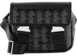 Lacoste Borsa A Tracolla Borsa A Tracolla The Blend Messenger Bag Allover Monogram Noir Gris Nero