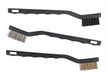 Set Di Spazzole 180 Mm In Acciaio, Ottone, Plastica - 3 Pezzi