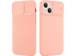 Cadorabo Custodia Per Apple Iphone 13 Custodia Protettiva In Tpu Rosa Custodia Cover Fotocamera Protezione