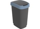 Rotho Twist Cestino Per Rifiuti 25L Horizon Blu