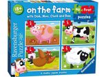 Ravensburger I Miei Primi Puzzle - La Fattoria Puzzle Da 2 Pz Animali