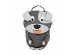 Affenzahn Kleiner Freund Zaino Asilo Cane, Grigio, Volume 4 Litri, Per Bambini Da 1 A 3 Anni, Realizzato Con 3 Bottiglie In Pet Riciclate, Con Catarifrangenti E Cinghia Pettorale Regolabile In Altezza