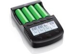Caricabatterie Aplic 1000 Ma, Per Batterie Ricaricabili, Con Porta Di Ricarica Usb Per Batterie Ricaricabili Li-Ion / 18650 / Ni-Mh / Ni-Cd