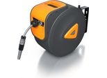 Cassetta Per Tubi Da Giardino Brandson Comfort - Avvolgitubo Da Parete - Tubo Da 30 M Diametro 13 Mm - Montaggio A Parete Orientabile A 180°