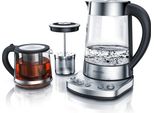 Bollitore Arendo Da 1,7 L, 2400 W, Acciaio Inox Con Attacco Per Il Tè, Bollitore Per Il Tè, Impostazione Temperatura 70 - 100° C
