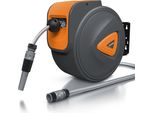 Avvolgitubo Brandson 20 M - Tubo Da Giardino - Retraibile Automaticamente - Diametro Del Tubo 13 Mm - Ruotabile Di 180 Gradi - Compatibile Con I Prodotti Gardena - Diametro 37 Cm