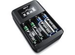 Caricabatterie Aplic 1800 Ma, Caricabatterie Usb Ni-Mh A 4 Slot, Monitoraggio Dei Singoli Slot Di Ricarica