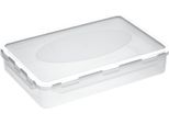 Plast Team 28020802 Plast Team Contenitore Ermetico Per Alimenti, 2,3 Litri, Bianco