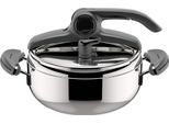 Lagostina Mia Lagoeasy'up, 3,5 L, Ceramica, Gas, Alogeno, Induzione, Piastra Sigillata, Acciaio Inox, 22 Cm, Alluminio, Acciaio Inox, Mia Lagoeasy'up
