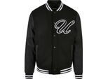 Urban Classics - Jacke Oldschool College Patch Schwarz - L